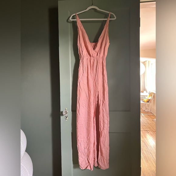 blue life high tide maxi dress pink size m - Picture 3 of 3
